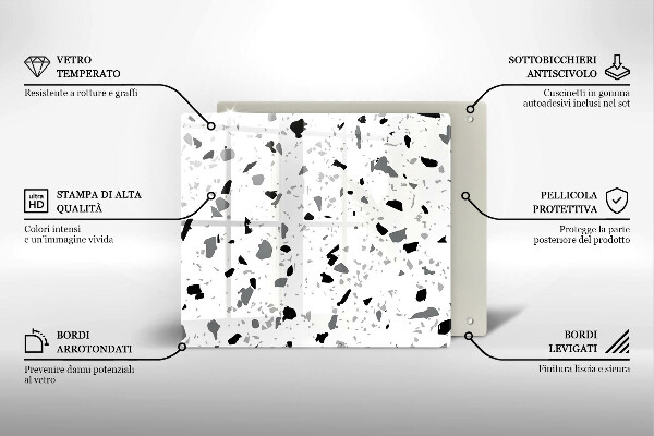 De vidrio templado Gres decorativo