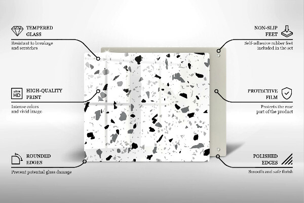 De vidrio templado Gres decorativo