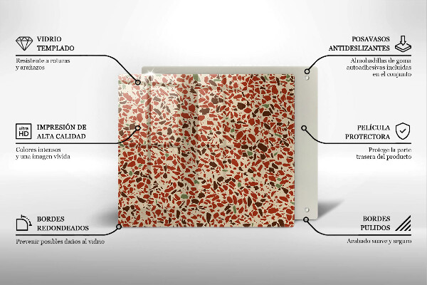 De vidrio templado Gres fino