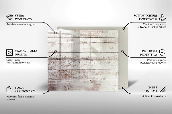 De vidrio templado Tableros de madera viejos