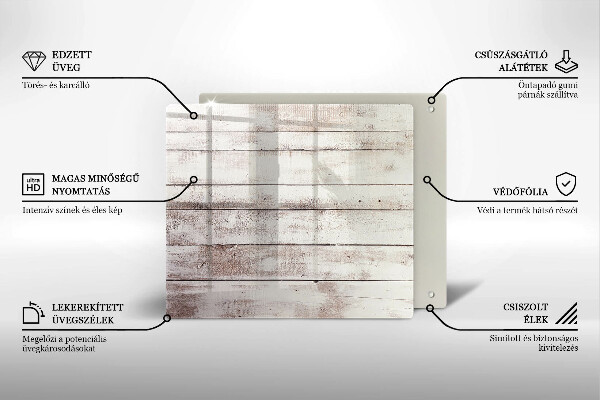 De vidrio templado Tableros de madera viejos