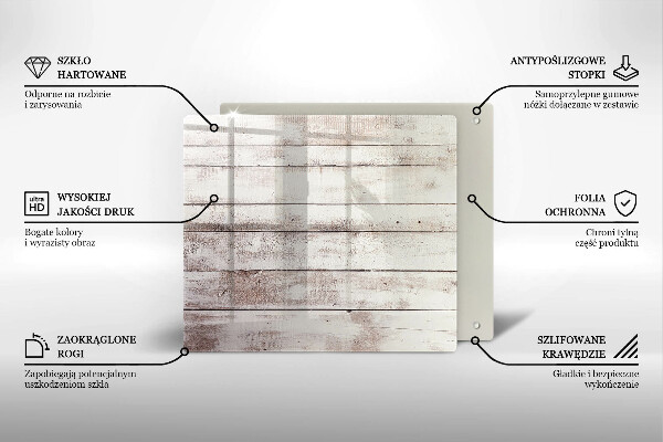 De vidrio templado Tableros de madera viejos