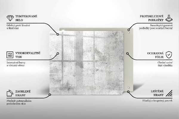 De vidrio templado Textura de hormigón