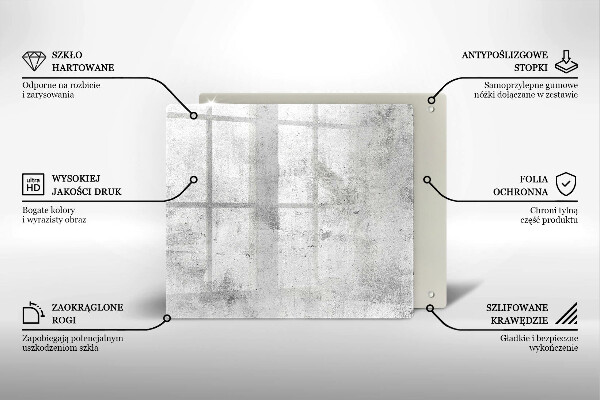 De vidrio templado Textura de hormigón