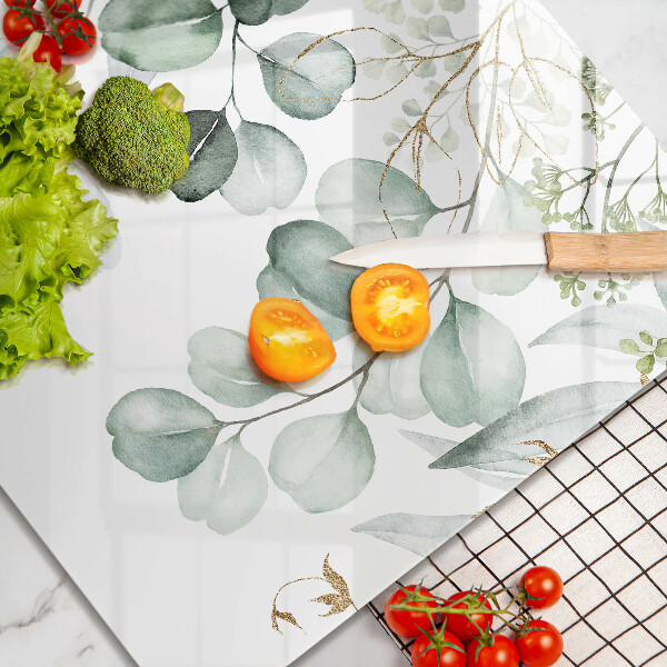 De vidrio templado Plantas pintadas