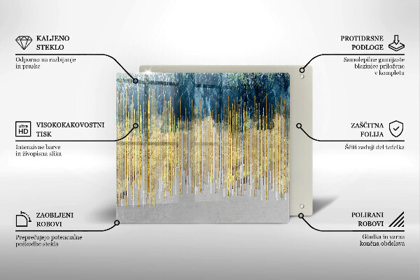 De vidrio templado Abstracción del diseñador