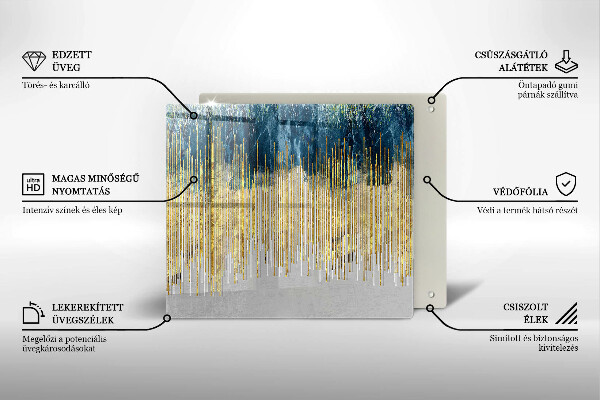 De vidrio templado Abstracción del diseñador