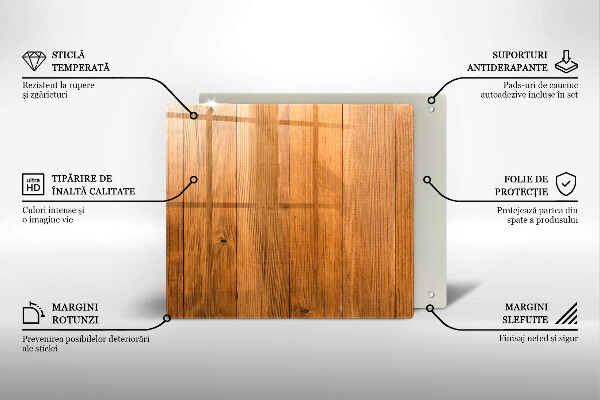 De vidrio templado Tablones de madera