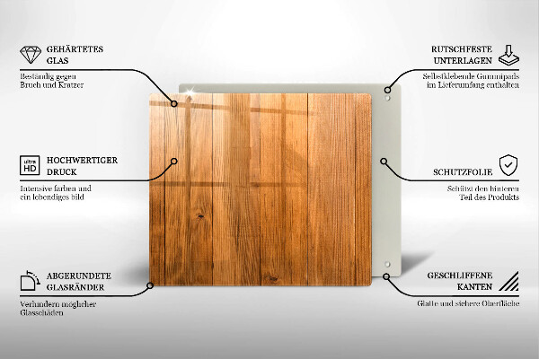 De vidrio templado Tablones de madera