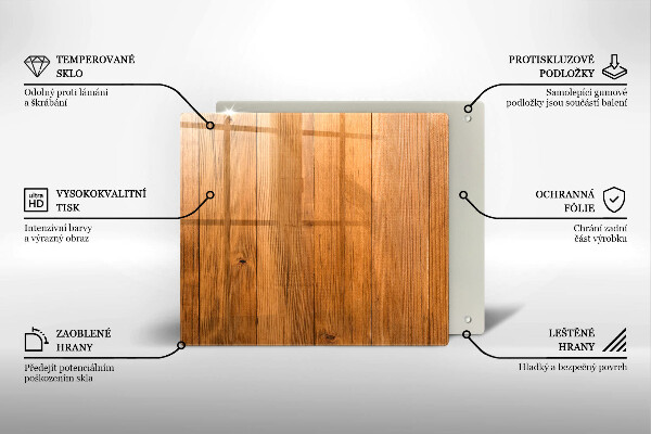 De vidrio templado Tablones de madera