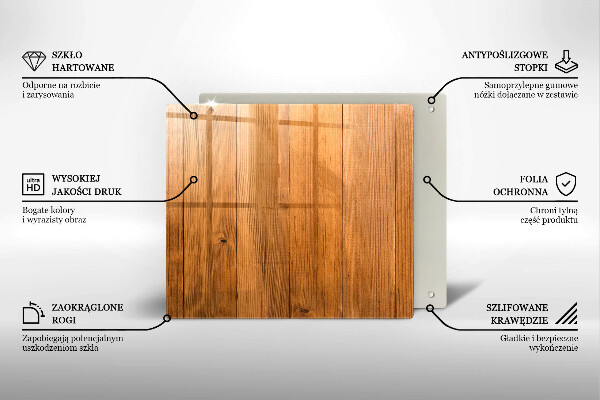 De vidrio templado Tablones de madera