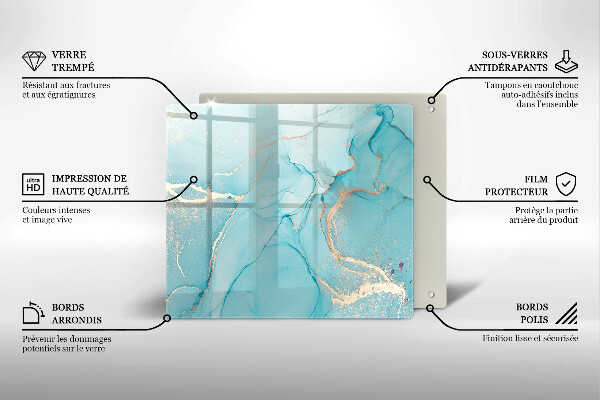 De vidrio templado Abstracción de piedra