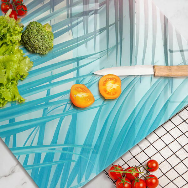 De vidrio templado Hojas pastel