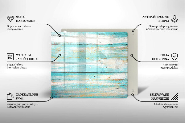 De vidrio templado Tableros de madera antiguos
