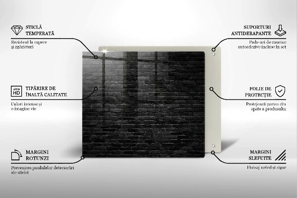 De vidrio templado Pared de ladrillo