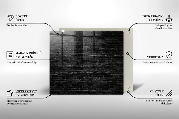 De vidrio templado Pared de ladrillo