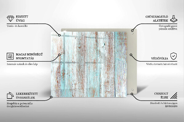 De vidrio templado Viejos tableros vintage