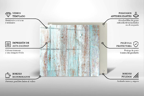 De vidrio templado Viejos tableros vintage