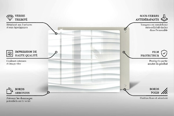 De vidrio templado Estructura moderna