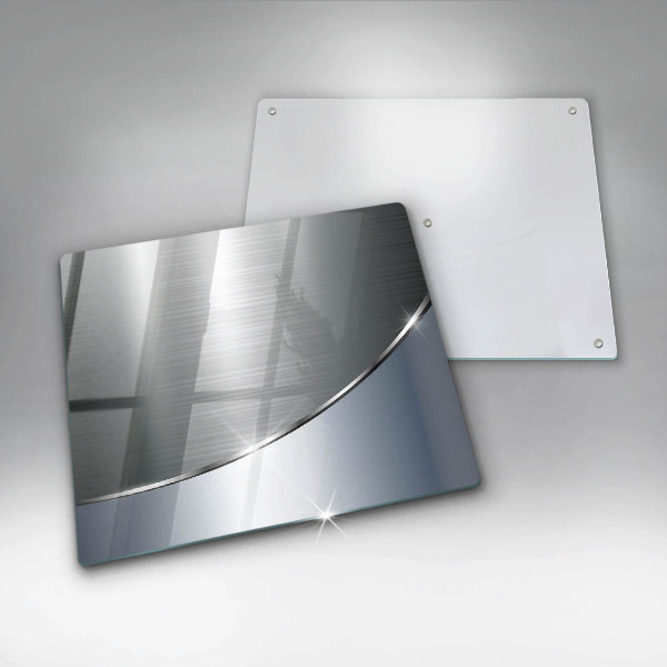 De vidrio templado Patrón de abstracción de metal