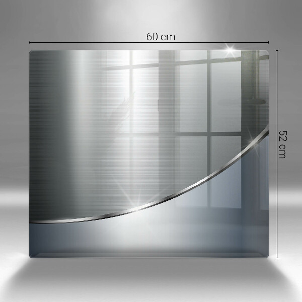 De vidrio templado Patrón de abstracción de metal