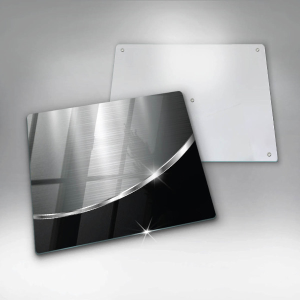 De vidrio templado Abstracción con metal