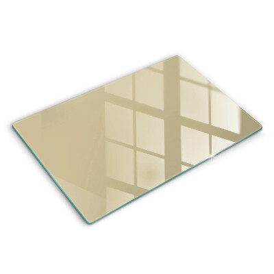 Tabla de cortar de vidrio Color beige