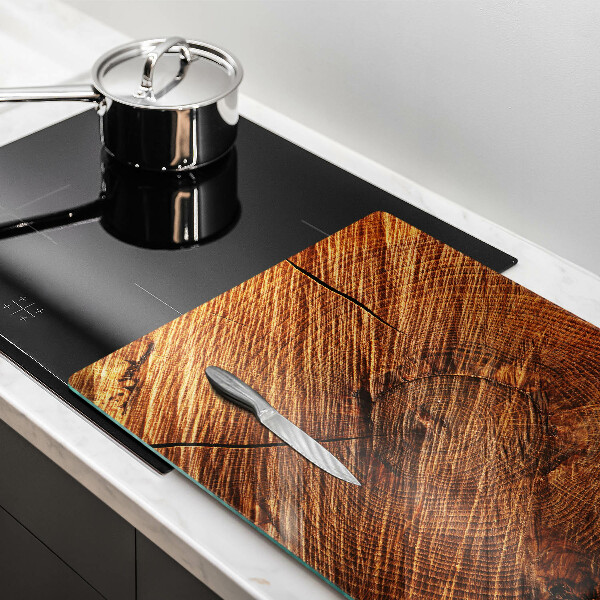 Tabla de cortar de vidrio Estructura de madera