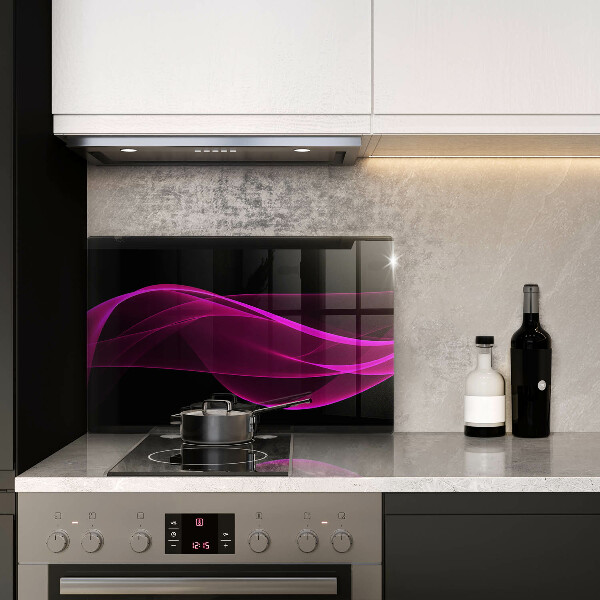 Tabla de cortar de vidrio Abstracción rosa