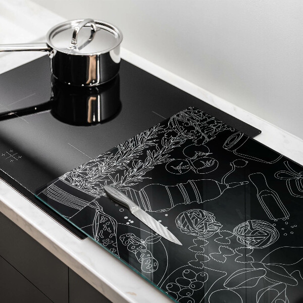 Tabla de cortar de vidrio Accesorios de cocina