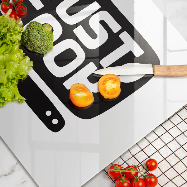 Tabla de cortar de vidrio Just cook