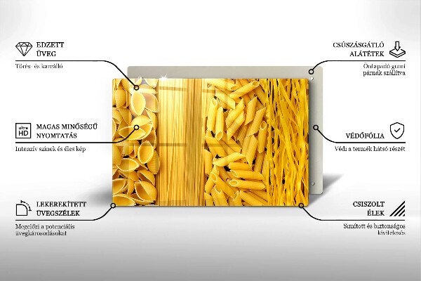 Tabla de cortar de vidrio Pasta