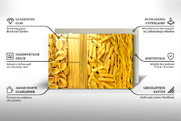 Tabla de cortar de vidrio Pasta
