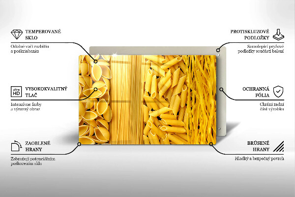 Tabla de cortar de vidrio Pasta