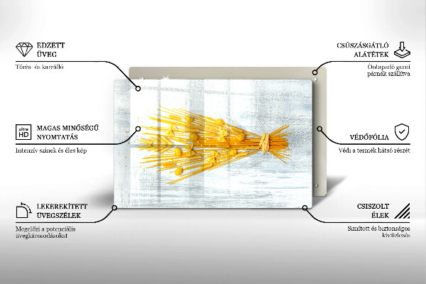 Tabla de cortar de vidrio Pasta