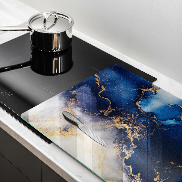 Tabla de cortar de vidrio Abstracción de mármol