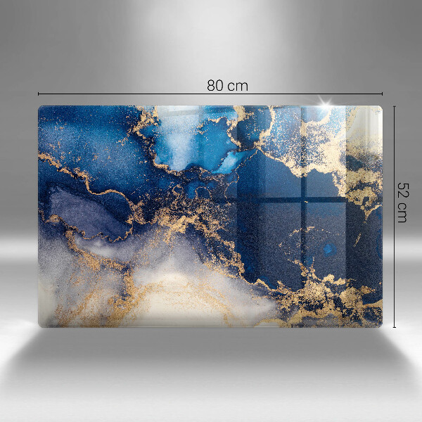 Tabla de cortar de vidrio Abstracción de mármol