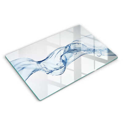 Tabla de cortar de vidrio Agua cristalina