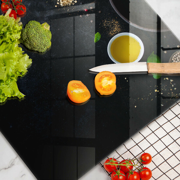 Tabla de cortar de vidrio Tazones de especias