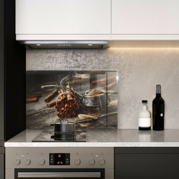 Tabla de cortar de vidrio Vainas de vainilla