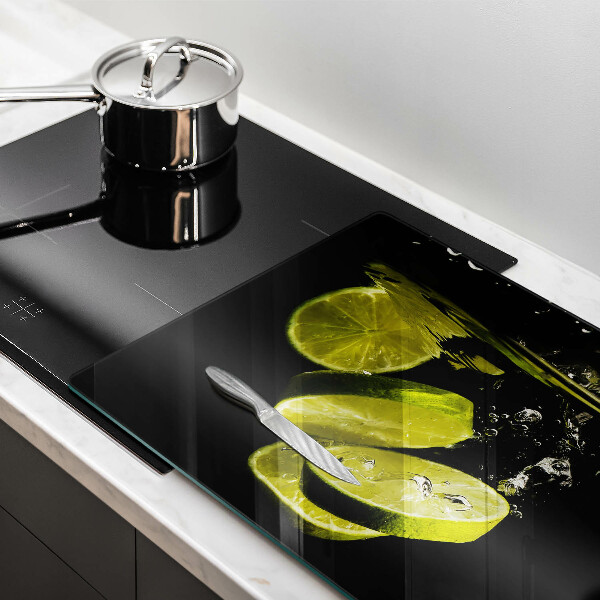 Tabla de cortar de vidrio Limas en agua