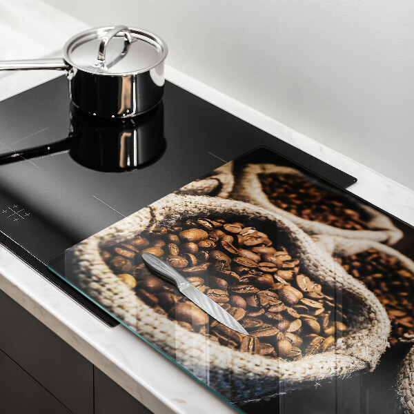 Tabla de cortar de vidrio Bolsas de granos de café