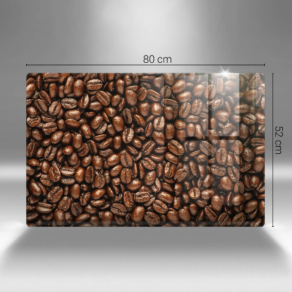 Tabla de cortar de vidrio Granos de café