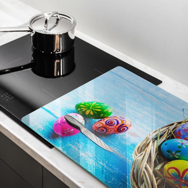 Tabla de cortar de vidrio Huevos de pascua huevos de pascua