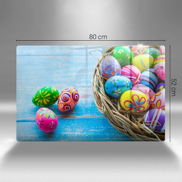 Tabla de cortar de vidrio Huevos de pascua huevos de pascua