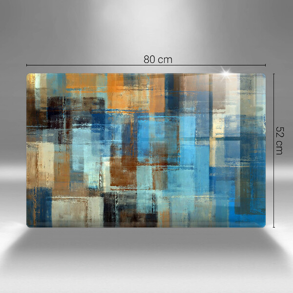 Tabla de cortar de vidrio Fondo pintado