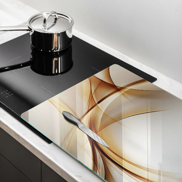 Tabla de cortar de vidrio Formas abstractas