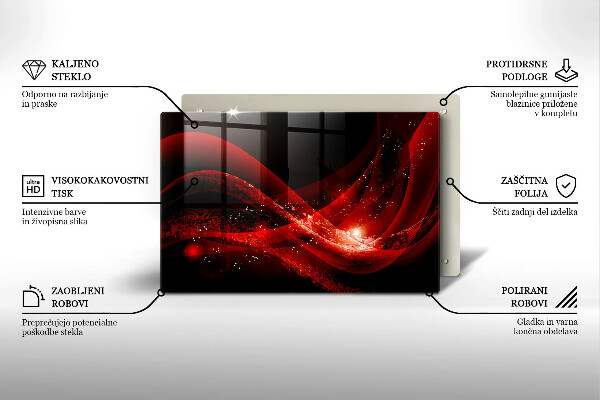 Tabla de cortar de vidrio Abstracción moderna