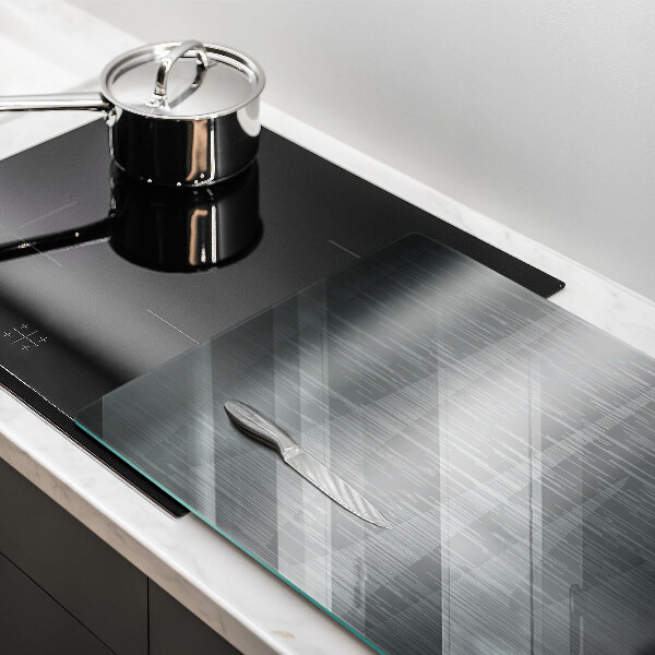 Tabla de cortar de vidrio Textura metálica