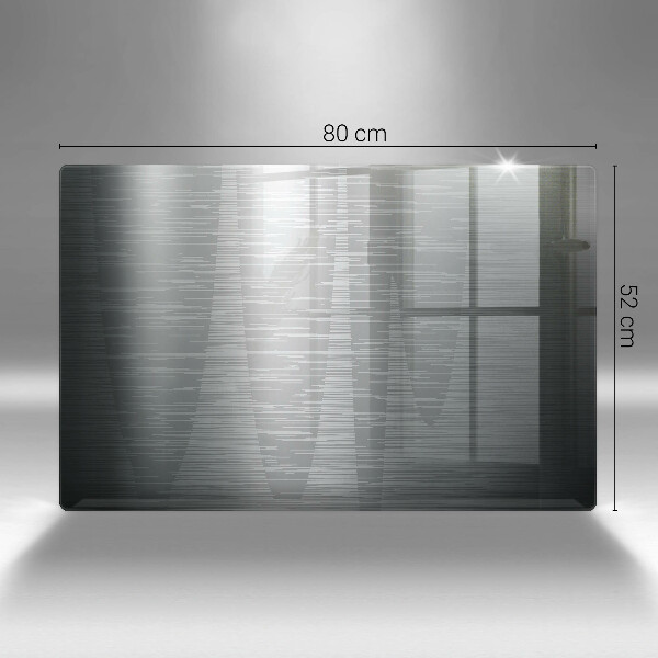 Tabla de cortar de vidrio Textura metálica